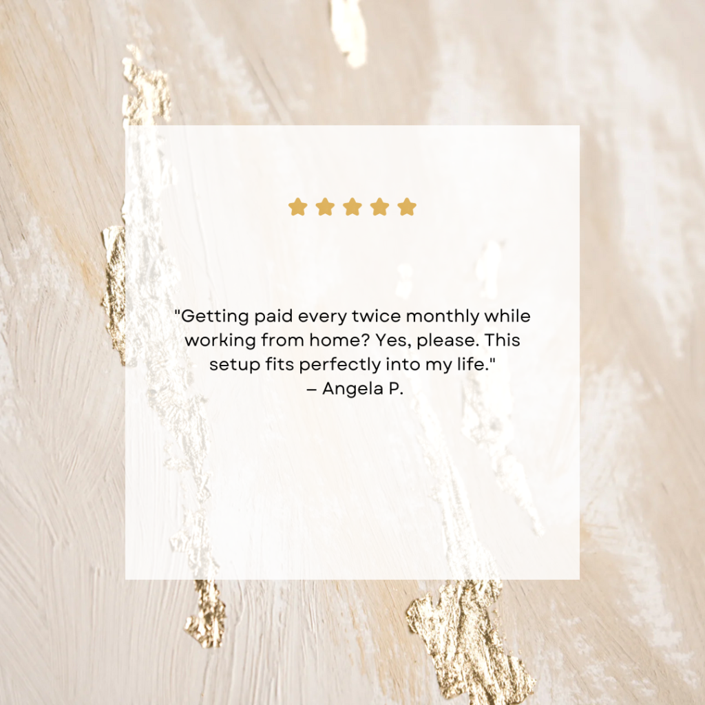 I was so nervous about working from home, but Homesource made the whole process easy and stress-free. I finally feel in control of my schedule! — Danielle M. (2) I was so nervous about working from home, but Homesource made the whole process easy and stress-free. I finally feel in control of my schedule! — Danielle M. (2)